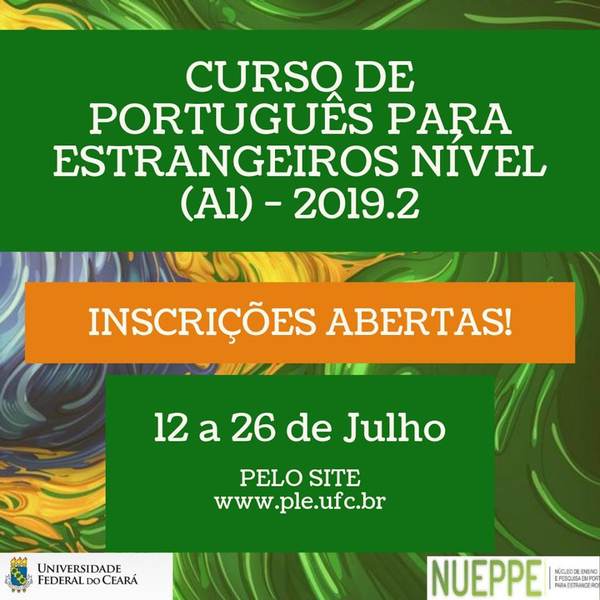 Curso de Português para Estrangeiros recebe inscrições até sexta